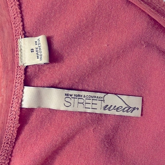 new york and company pink beaded tunic sleeveless y2k top - Picture 4 of 10